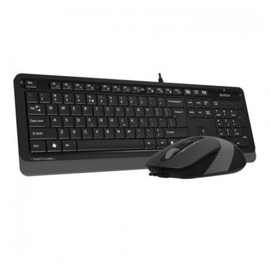 A4 TECH F1010 Q Usb Gri MM Klavye/Mouse Set