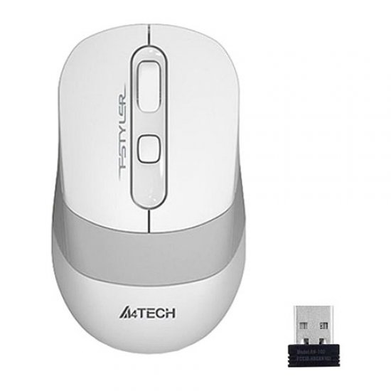 A4 Tech FG10 USB NANO KABLOSUZ OPTIK BEYAZ 2000 DPI MOUSE