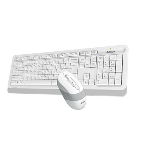 A4 TECH FG1010 Q Kablosuz Beyaz Multimedya Klavye/Mouse Set