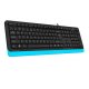 A4 TECH FK10 Q Usb Multimedya Mavi Klavye A4 TECH FK10 Q Usb Multimedya Mavi Klavye