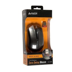 A4 Tech G3-200NBLACK Kablosuz+USB Siyah V-TRACK 1000DPI
