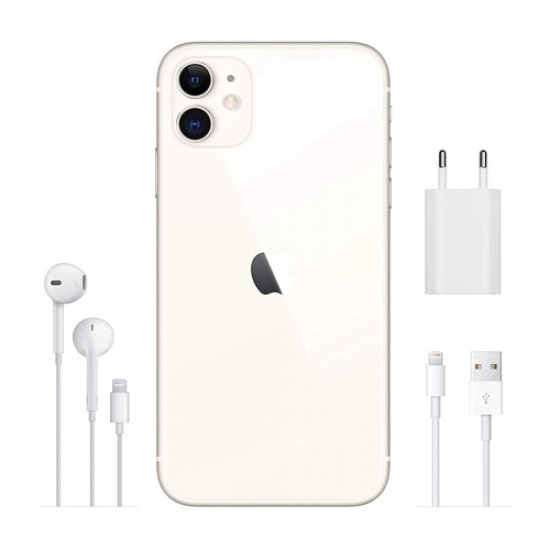 Apple İphone 11 64GB White 6.1 64 GB Distribütör