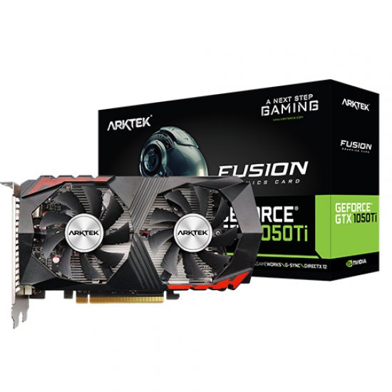 ARKTEK Nvidia 4GB GTX1050Tİ DDR5 128 Bit HDMI DVI-D DP 16X (PCIe 3.0)