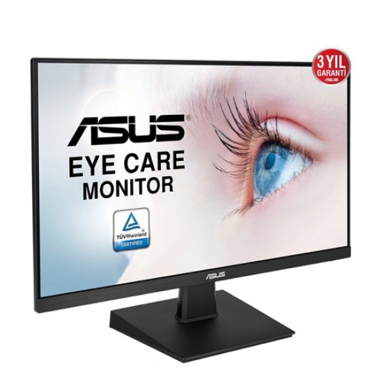 ASUS 27 VA27EHE 5Ms 75Hz M.M DSUB,DVI,HDMI IPS LED Monitör Siyah