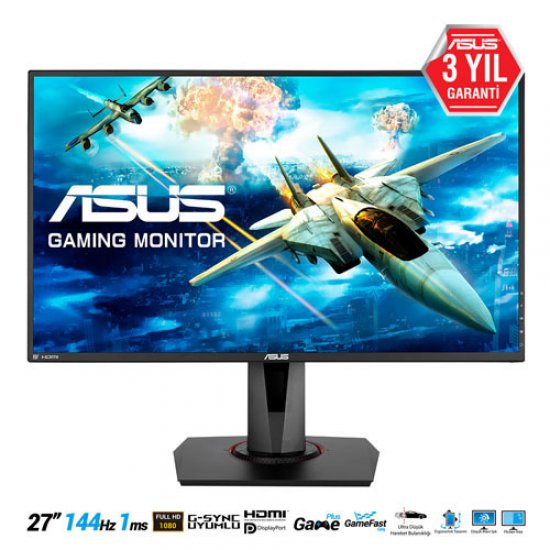 ASUS 27 VG278Q 1Ms 144Hz M.M HDMI+DP+D-DVI-D Full HD Lcd Monitör Siyah ASUS 27 VG278Q 1Ms 144Hz M.M HDMI+DP+D-DVI-D Full HD Lcd Monitör Siyah