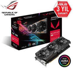 ASUS AMD 8GB RX Vega64 HBM2 2048 Bit ROG-STRIX-RXVEGA64-O8G-GAMING 2xHDMI 2xDP DVI