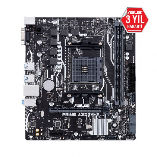 ASUS AMD PRIME A320M-F A320 DDR4 2666 GLAN AM4 USB3.1