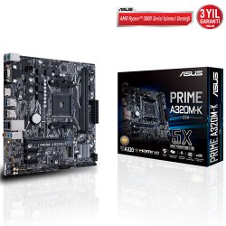 ASUS AMD PRIME A320M-K/CSM A320 DDR4 3200 GLAN AM4 M.2 USB 3.1