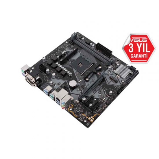 ASUS AMD PRIME B450M-K B450 DDR4 4400(OC) DVI-D VGA GLAN AM4 M.2 SATA USB3.1