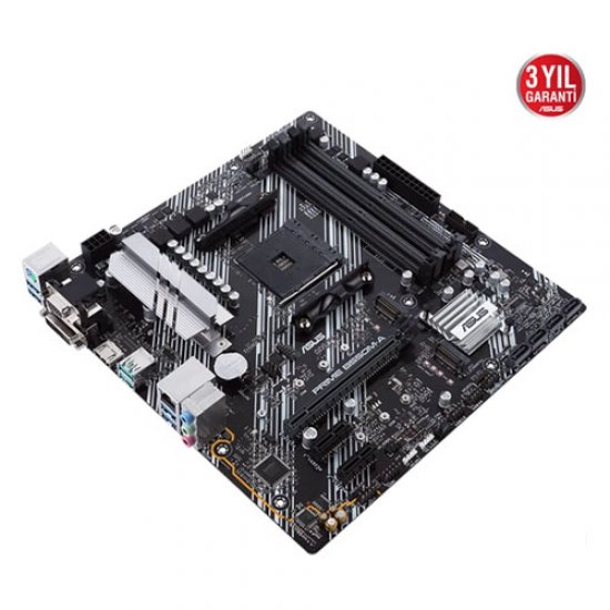ASUS AMD PRIME B550M-A B550 DDR4 4600(OC) HDMI+DVI-D+VGA GLAN AM4 M.2 SATA USB 3.2 AURA RGB