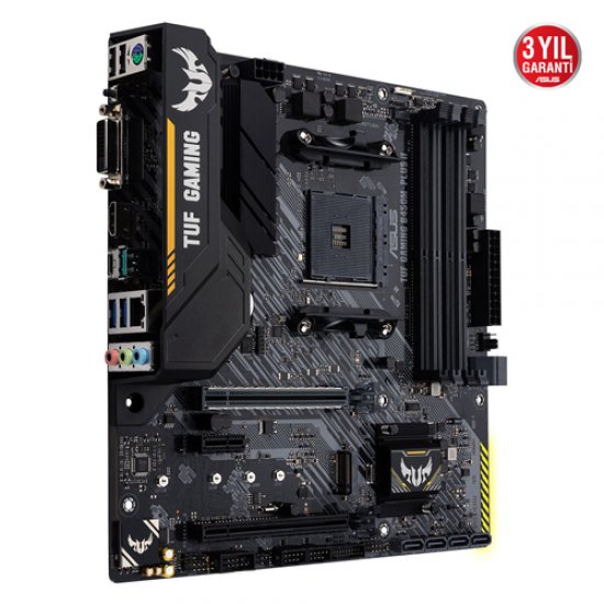 ASUS AMD TUF B450M-PLUS II GAMING B450 DDR4 4400(OC) HDMI+DVD-D GLAN AM4 M.2 USB 3.2 Gen1, Gen2