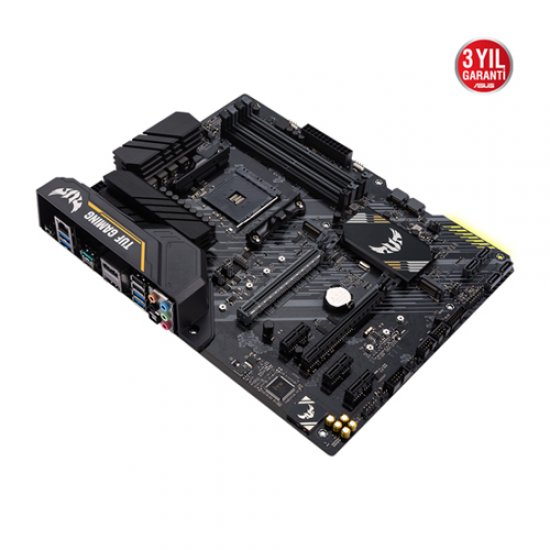 ASUS AMD TUF GAMING B450-PLUS II B450 DDR4 4400(OC) HDMI DP GLAN AM4 M.2 USB3.2 RGB ATX