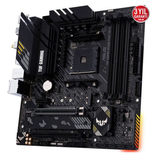 ASUS AMD TUF GAMING B550M-PLUS B550 DDR4 4600(OC) HDMI DP 2.5GLAN AM4 M.2 USB 3.2 Gen1, Gen2