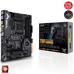 ASUS AMD TUF GAMING X570-PLUS (WI-FI) X570 DDR4 4400(OC) HDMI LAN AM4 M.2 SATA USB 3.2 AURA RGB