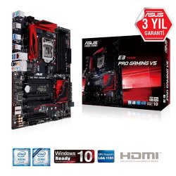 ASUS INTEL E3 PRO GAMING V5 C232 DDR4 2133 1151P-7 ATX Anakart