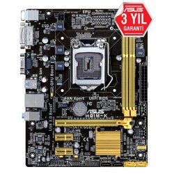 ASUS INTEL H81M-K H81 DDR3 1600 VGA GLAN 16x 1150p