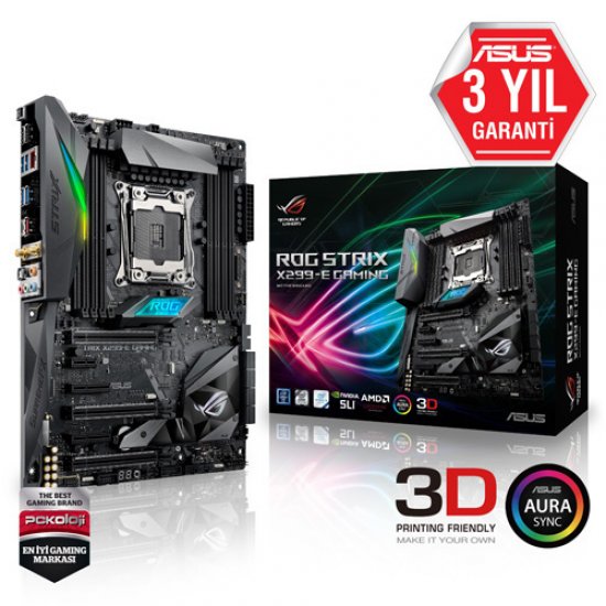 ASUS INTEL ROG STRIX X299-E GAMING X299 DDR4 4000 GLAN 2066p USB 3.1