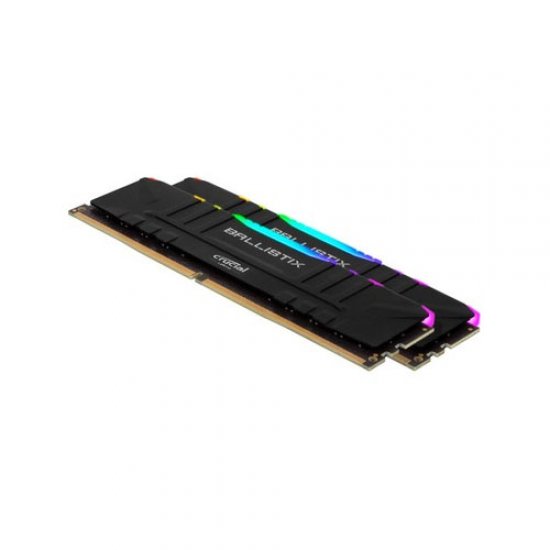 BALLISTIX 16GB (2X8) DDR4 3200Mhz RGB Soğutuculu CL16 Pc Ram BL2K8G32C16U4BL