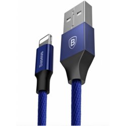 BASEUS Cafule Kablo USB Micro 2.4A 1m Kablo (CAMKLF-BG1) Gri-Siyah