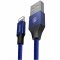 BASEUS Cafule Kablo USB Micro 2.4A 1m Kablo (CAMKLF-BG1) Gri-Siyah