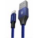 BASEUS Cafule Kablo USB Micro 2.4A 1m Kablo (CAMKLF-BG1) Gri-Siyah