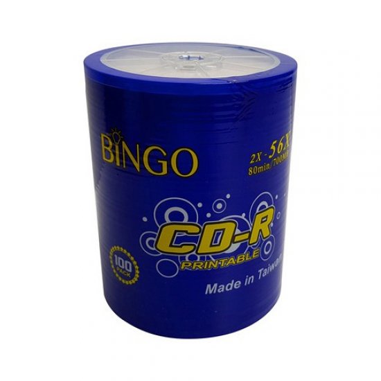 BİNGO 56X 700MB 100 lü Printable CD-R İnk-Jet Boş Cd