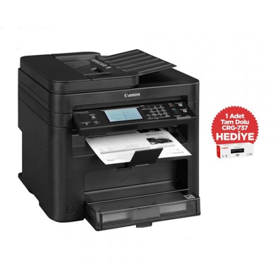 CANON LaserJet MF237W + 1 x TONER BUNDLE Mono A4 Yazıcı Fotokopi Tarayıcı Fax 256MB Ram 23 ppm S/B USB 2.0, Network, Wi-