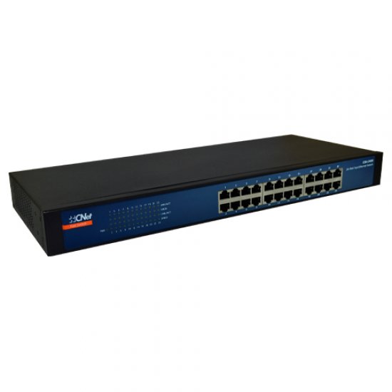 CNET 24 Port CSH-2400 10/100 Metal Kasa Switch