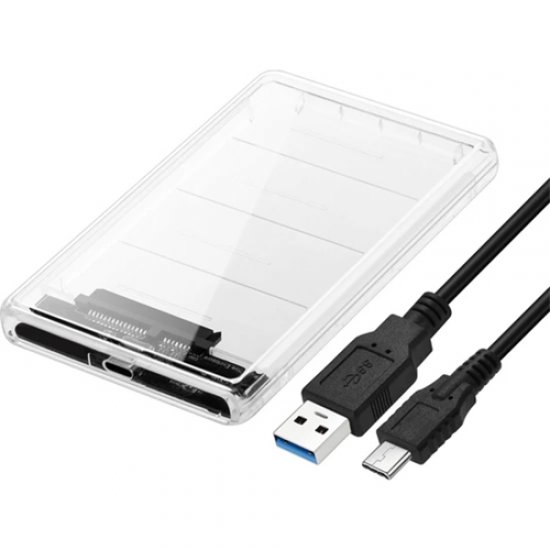 CODEGEN 2.5 CDG-HDC-30TC Usb 3.0 Harddisk Kutusu Şeffaf