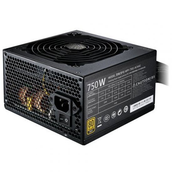 COOLER MASTER MASTERWATT MWE MPY-7501-ACAAG-EU 750w 80+ Gold Atx Power Supply 120mm Fanlı