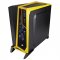 CORSAIR Spec-Alpha CC-9011094-WW PSU Yok Çelik Siyah/Sarı Pencereli Gaming Kasa