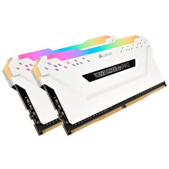 CORSAIR VENGEANCE 16GB (2x8GB) 2666Mhz DDR4 Soğutuculu CL16 Pc Ram CMW16GX4M2A2666C16W Beyaz