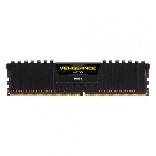 CORSAIR VENGEANCE BLACK LPX GAMING 16GB 3200Mhz DDR4 Soğutuculu CL16 Pc Ram CMK16GX4M1E3200C16