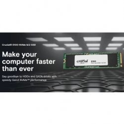 CRUCIAL E100 480GB PCIe Gen3 x4 NVMe M.2 4700-2500MB/s SSD CT480E100SSD8
