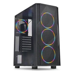 DARK DIAMOND PRO MESH 600W 80+ Bronze Siyah 2x12cm Fan Full Akrilik ATX Oyuncu Kasası