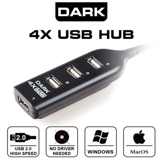 Dark DK-AC-USB24 4 Port Usb Çoklayıcı Hub