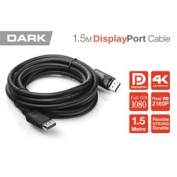 DARK DK-CB-DPL154K Display Port ( 1.5 Metre ) V1.2 4K Destekli Görüntü Kablosu