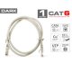 DARK DK-CB-NT6U100G Cat6 Utp ( 1 Metre ) %100 Bakır Gri Patch Kablo