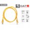 DARK DK-CB-NT6U100Y Cat6 Utp ( 1 Metre ) %100 Bakır Sarı Patch Kablo