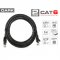 DARK DK-CB-NT6U200B Cat6 Utp ( 2 Metre ) %100 Bakır Siyah Patch Kablo