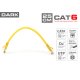 DARK DK-CB-NT6U25Y Cat6 Utp ( 0.25 Metre ) %100 Bakır Sarı Patch Kablo