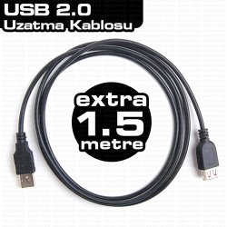 DARK DK-CB-USB2EXTL150 Usb 2.0 Usb Uzatma Kablo ( 1.5 Metre )