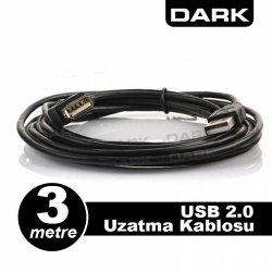 DARK DK-CB-USB2EXTL300 Usb 2.0 Usb Uzatma Kablo ( 3 Metre )