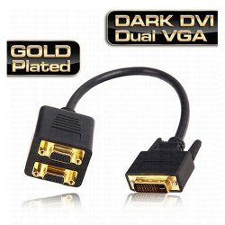 Dark DK-HD-ADVIX2VGA Dvı Erkek / 2 x Vga Dişi Dönüştürücü