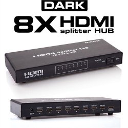 Dark DK-HD-SP8X1 1 GİRİŞ-8 ÇIKIŞ SİNYAL ÇOKLAYICI HDMI