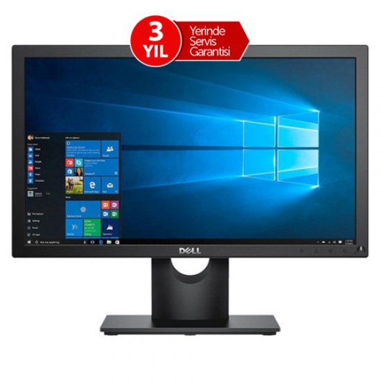 DELL 18.5 E1916HV 5Ms VGA Led Monitör Siyah