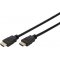 DİGİTUS AK-330107-10-S HDMI to HDMI ( 1 Metre ) 4K Altın Uç Görüntü Kablosu