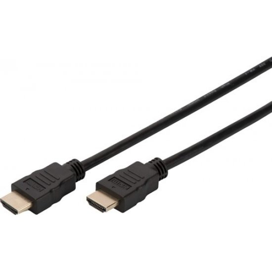 DİGİTUS AK-330107-10-S HDMI to HDMI ( 1 Metre ) 4K Altın Uç Görüntü Kablosu DİGİTUS AK-330107-10-S HDMI to HDMI ( 1 Metre ) 4K Altın Uç Görüntü Kablosu