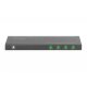 Digitus DS-45323 VPR 1-0 Ultra Slim Çoklayıcı, 1x4, 4K/60Hz, HDR, HDCP 2.2, 18 Gbps 40 metre, altın kaplama