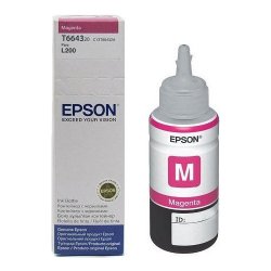 EPSON C13T66434A 70ML Kırmızı Mürekkep Kartuş